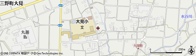香川県三豊市三野町大見3041周辺の地図