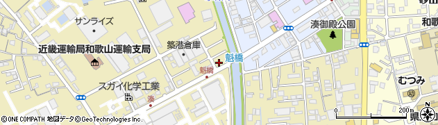 和歌山県和歌山市湊1115-62周辺の地図