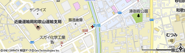 和歌山県和歌山市湊1115-60周辺の地図