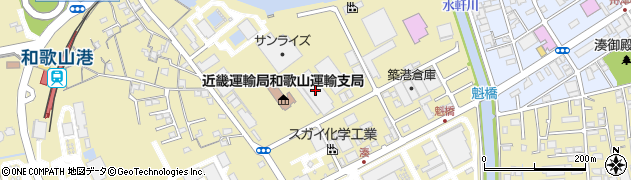 和歌山県和歌山市湊1106周辺の地図