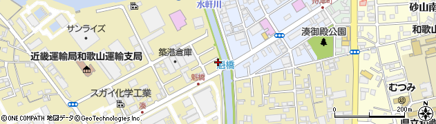 和歌山県和歌山市湊1115-70周辺の地図