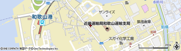 和歌山県和歌山市湊1106-12周辺の地図