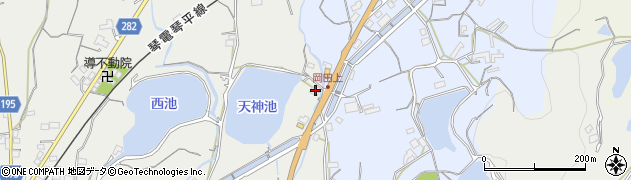 香川県丸亀市綾歌町岡田上1903周辺の地図
