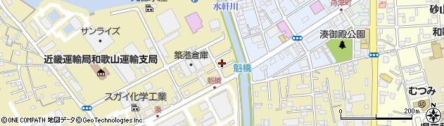 和歌山県和歌山市湊1115-92周辺の地図