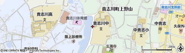 貴志川中学校前周辺の地図
