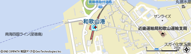 和歌山港駅 和歌山県和歌山市 駅 路線図から地図を検索 マピオン