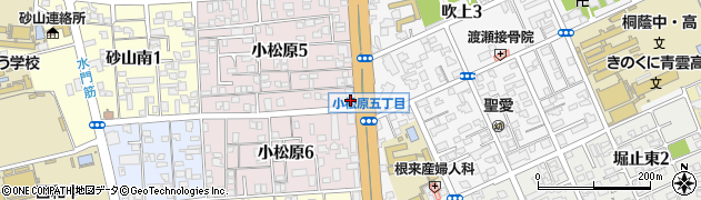 ＧＥＳ小松原校周辺の地図