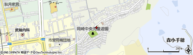 岡崎保育園周辺の地図
