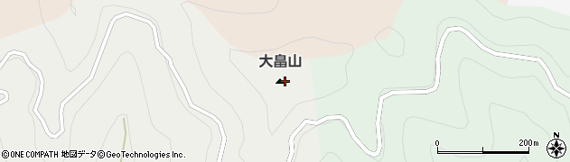 大畠山周辺の地図