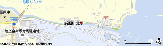 長崎県対馬市厳原町北里133周辺の地図