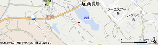 和歌山県紀の川市桃山町調月2363周辺の地図