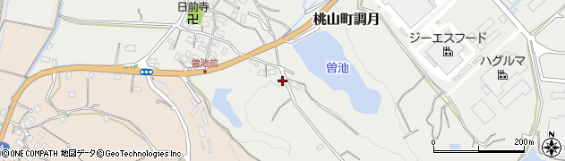 和歌山県紀の川市桃山町調月2267周辺の地図