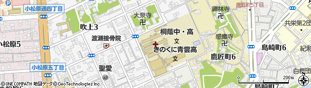 和歌山県立桐蔭高等学校周辺の地図