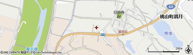 和歌山県紀の川市桃山町調月2134周辺の地図