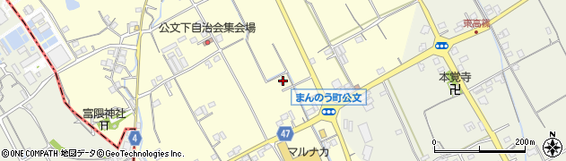 香川県仲多度郡まんのう町公文490周辺の地図