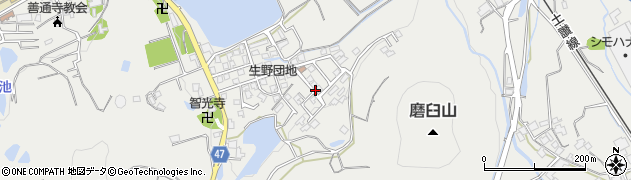 香川県善通寺市生野町周辺の地図