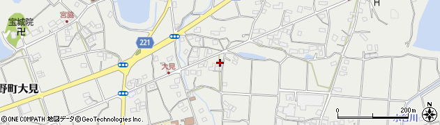 香川県三豊市三野町大見5654周辺の地図
