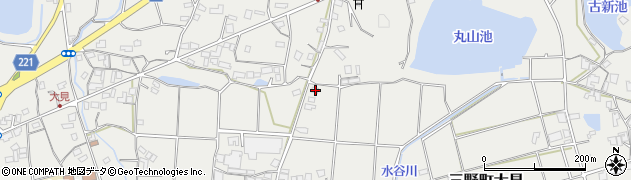 香川県三豊市三野町大見5313周辺の地図