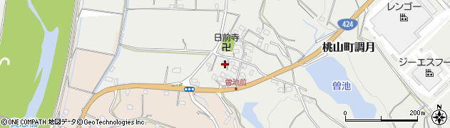 和歌山県紀の川市桃山町調月2243周辺の地図