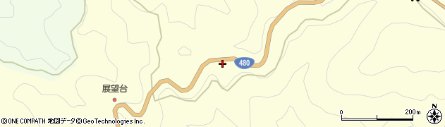 国道４８０号線周辺の地図