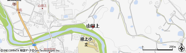 香川県綾川町（綾歌郡）山田上周辺の地図