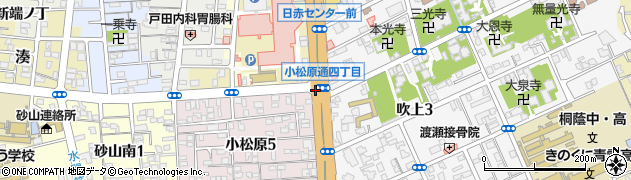 小松原通４周辺の地図