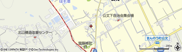 香川県仲多度郡まんのう町公文612周辺の地図