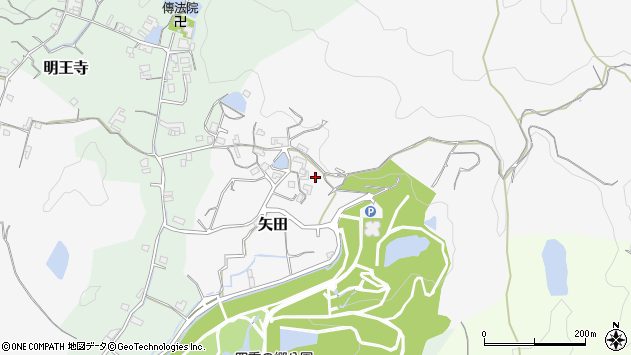 〒640-0307 和歌山県和歌山市矢田の地図