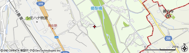 香川県善通寺市櫛梨町1442周辺の地図