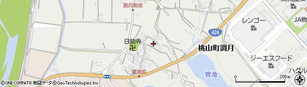 和歌山県紀の川市桃山町調月2207周辺の地図
