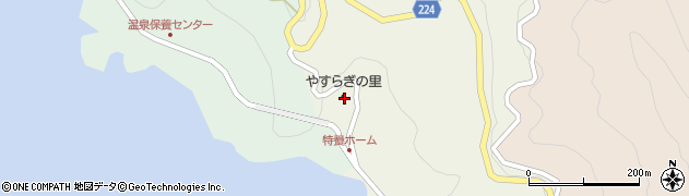 神津島やすらぎの里周辺の地図