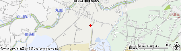 和歌山県紀の川市貴志川町鳥居205周辺の地図