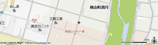 和歌山県紀の川市桃山町調月2065周辺の地図