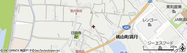 和歌山県紀の川市桃山町調月2181周辺の地図