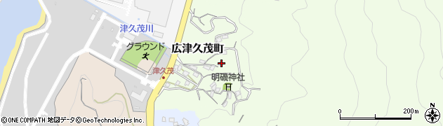 広島県呉市広津久茂町周辺の地図