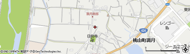 和歌山県紀の川市桃山町調月2140周辺の地図