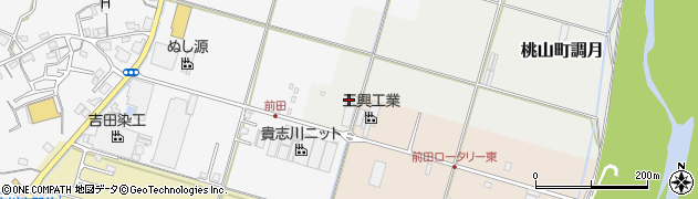 和歌山県紀の川市桃山町調月2079周辺の地図