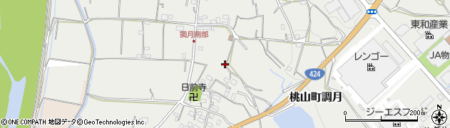 和歌山県紀の川市桃山町調月2199周辺の地図