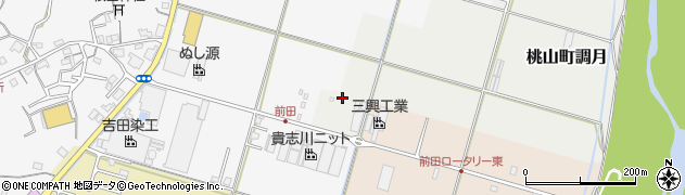 和歌山県紀の川市桃山町調月2078周辺の地図