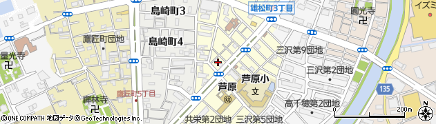 芦原地区会館周辺の地図