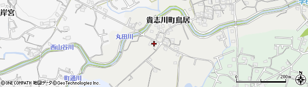 和歌山県紀の川市貴志川町鳥居223周辺の地図