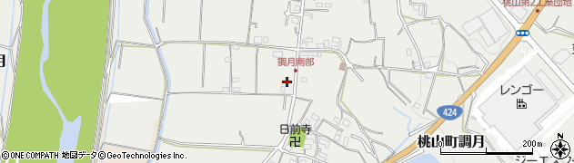 和歌山県紀の川市桃山町調月2171周辺の地図