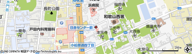 和歌山吹上郵便局 ＡＴＭ周辺の地図