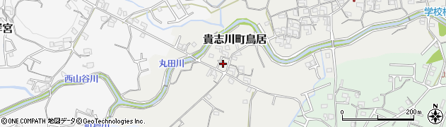 和歌山県紀の川市貴志川町鳥居250周辺の地図