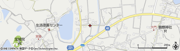 香川県三豊市三野町大見2993周辺の地図