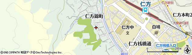 広島県呉市仁方錦町13周辺の地図