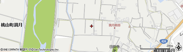 和歌山県紀の川市桃山町調月2162周辺の地図