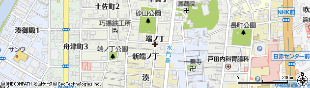 和歌山県和歌山市出口端ノ丁周辺の地図