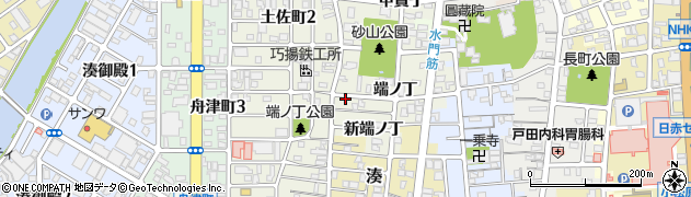 和歌山県和歌山市出口端ノ丁51周辺の地図