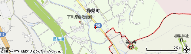 香川県善通寺市櫛梨町736周辺の地図